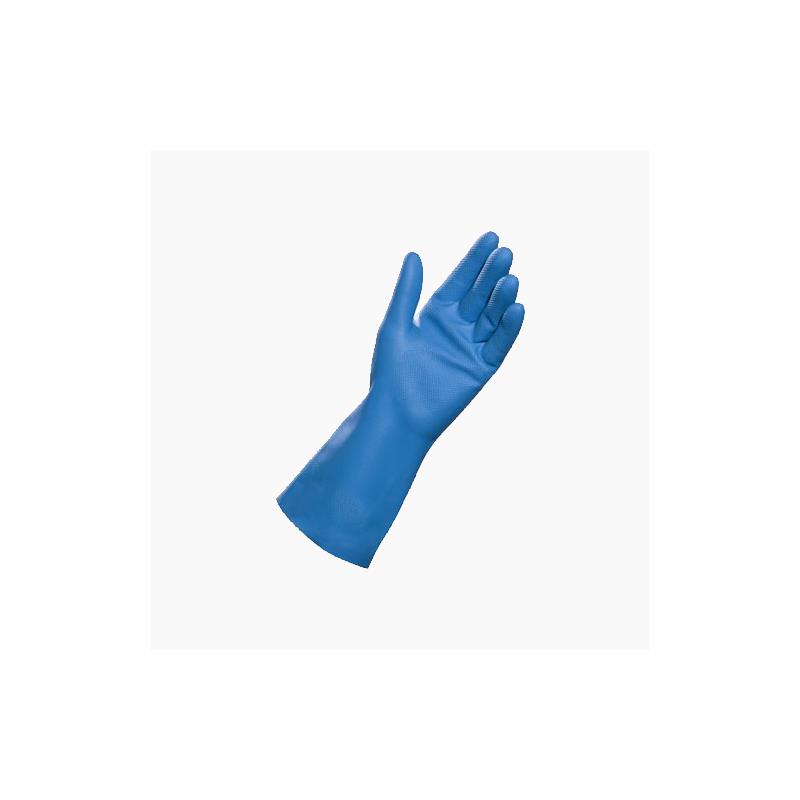 Rubber Gloves Large Blue (12 Pairs)